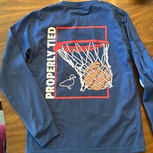 Properly Tied kids basketball shirt
